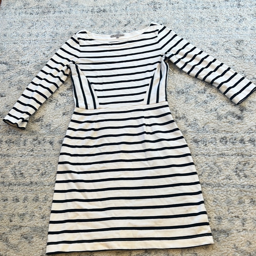 Striped cotton dress
